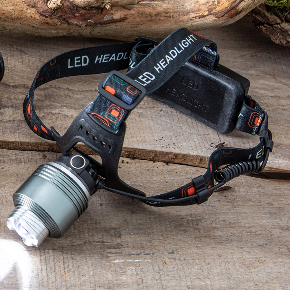 I-Glow LED Power Leuchten Stirnlampe mit 1 LED