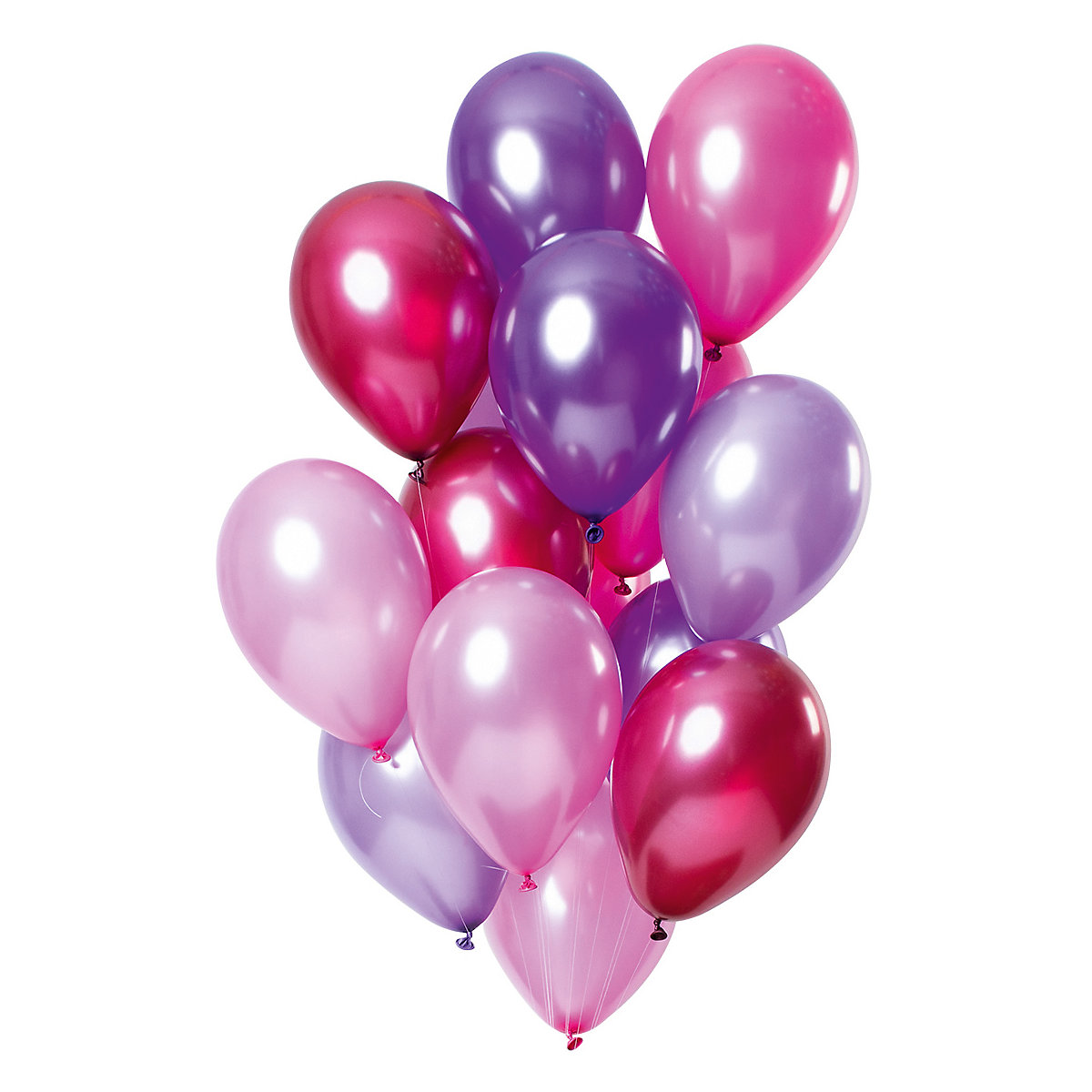 Luftballons Lilamix 30 cm, 15 Stück