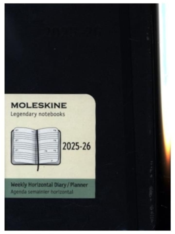 Moleskine Kalender - Moleskine 18 Monate Wochenkalender 2025/2026, P/A6, 1 Wo = 2 Seiten, günstig kaufen onesize
