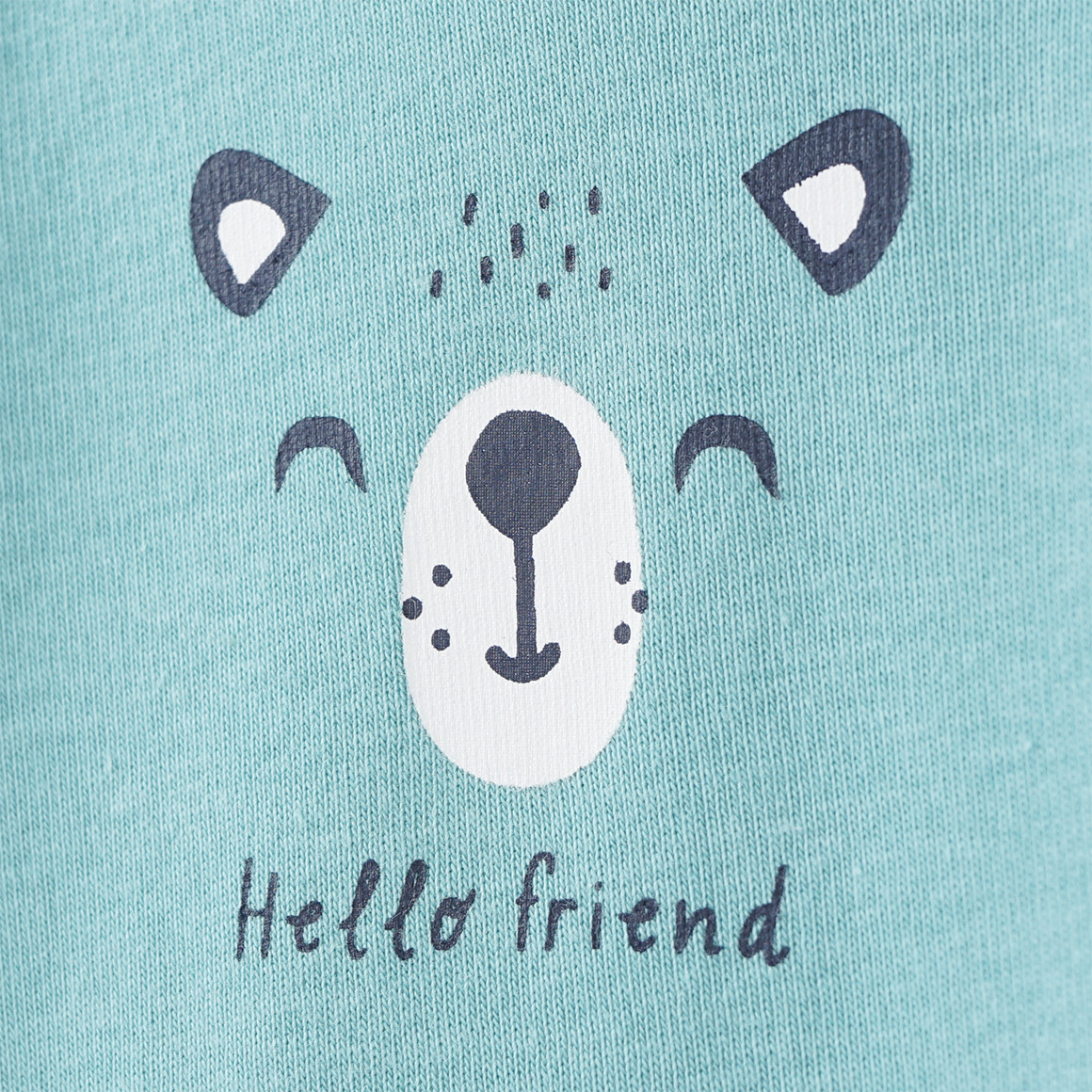 Baby Langarmbody mit kleinem Print