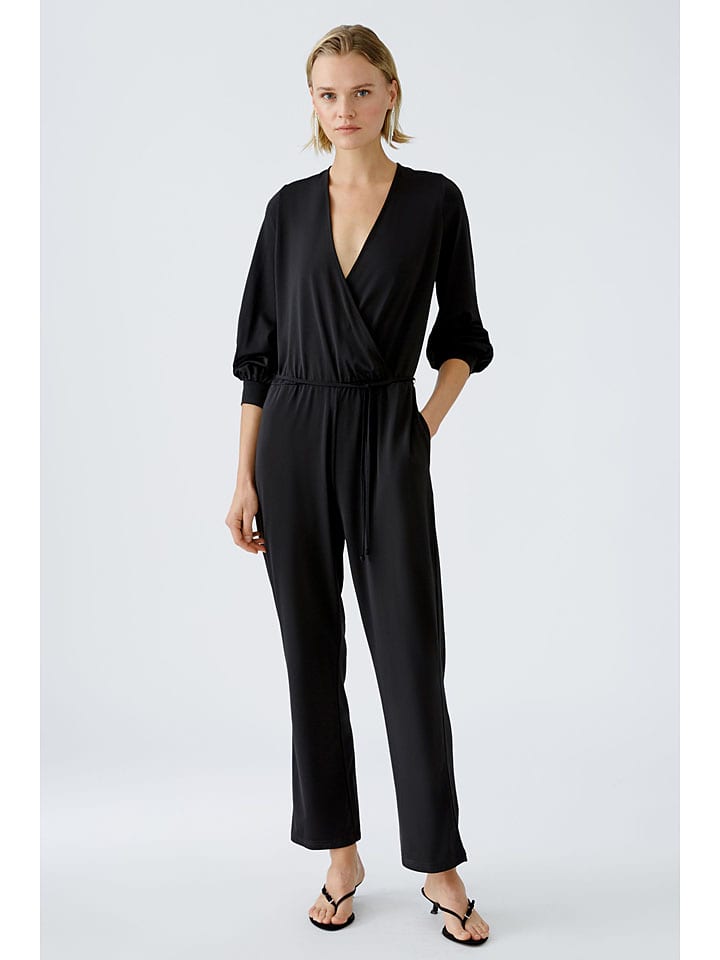 Oui Jumpsuit in Schwarz günstig kaufen