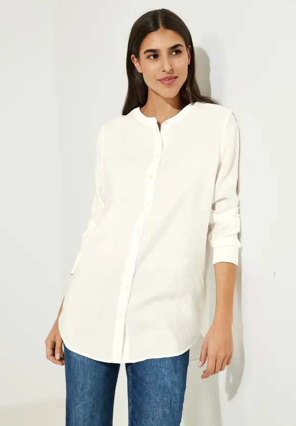 CECIL Longbluse in Unifarbe