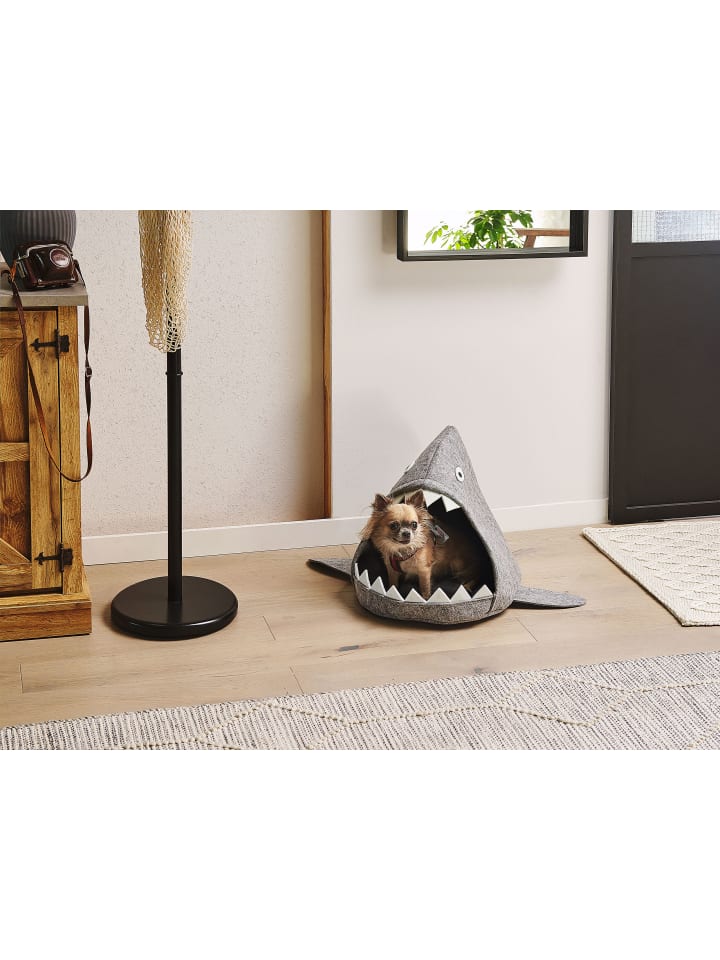 Beliani Tierbett PIRANHA in Grau - (W) 37 x (H) 42 x (L) 44 cm günstig kaufen onesize