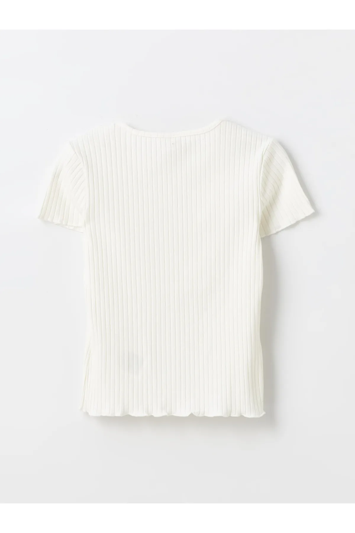 LC Waikiki  Bedrucktes kurzärmliges Mädchen-T-Shirt mit Rundhalsausschnitt