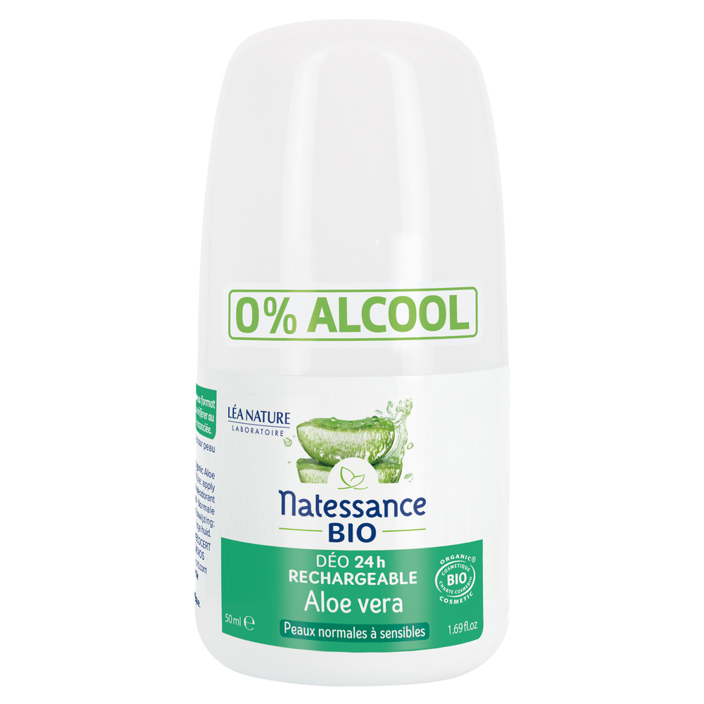 natessance Déodorant rechargeable aloe vera bio Déodorant