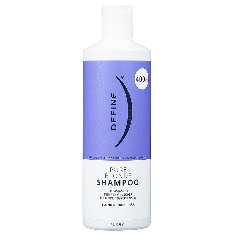 Define Define shampoo 400 ml Pure blonde