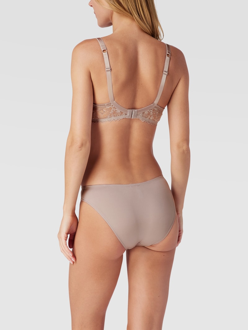 BH mit Spitze-Details Modell 'Luxurious' in hellbraun