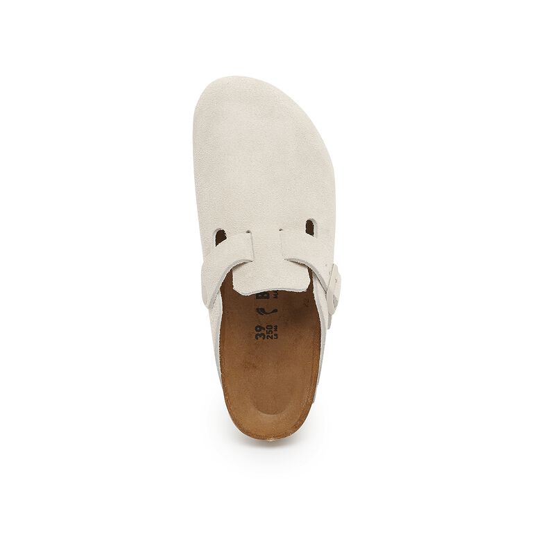 Birkenstock Wmns Boston VL (narrow) antique white