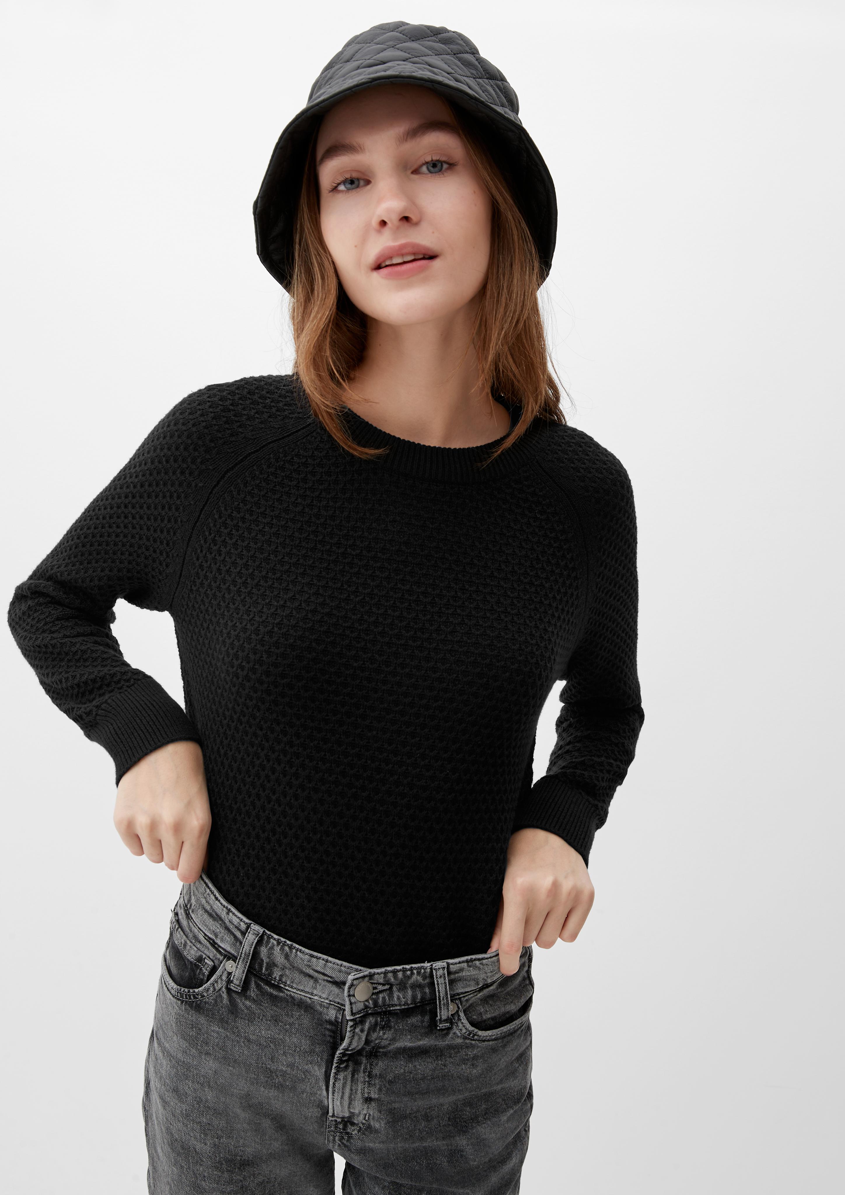 Strickpullover mit Musterstruktur  2125111-9999