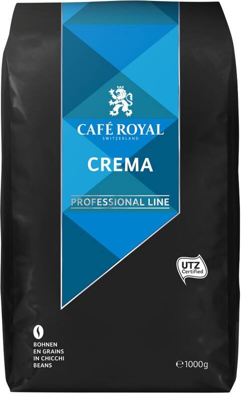 CAFÉ ROYAL Kaffeebohnen Crema 1 kg Professional Line