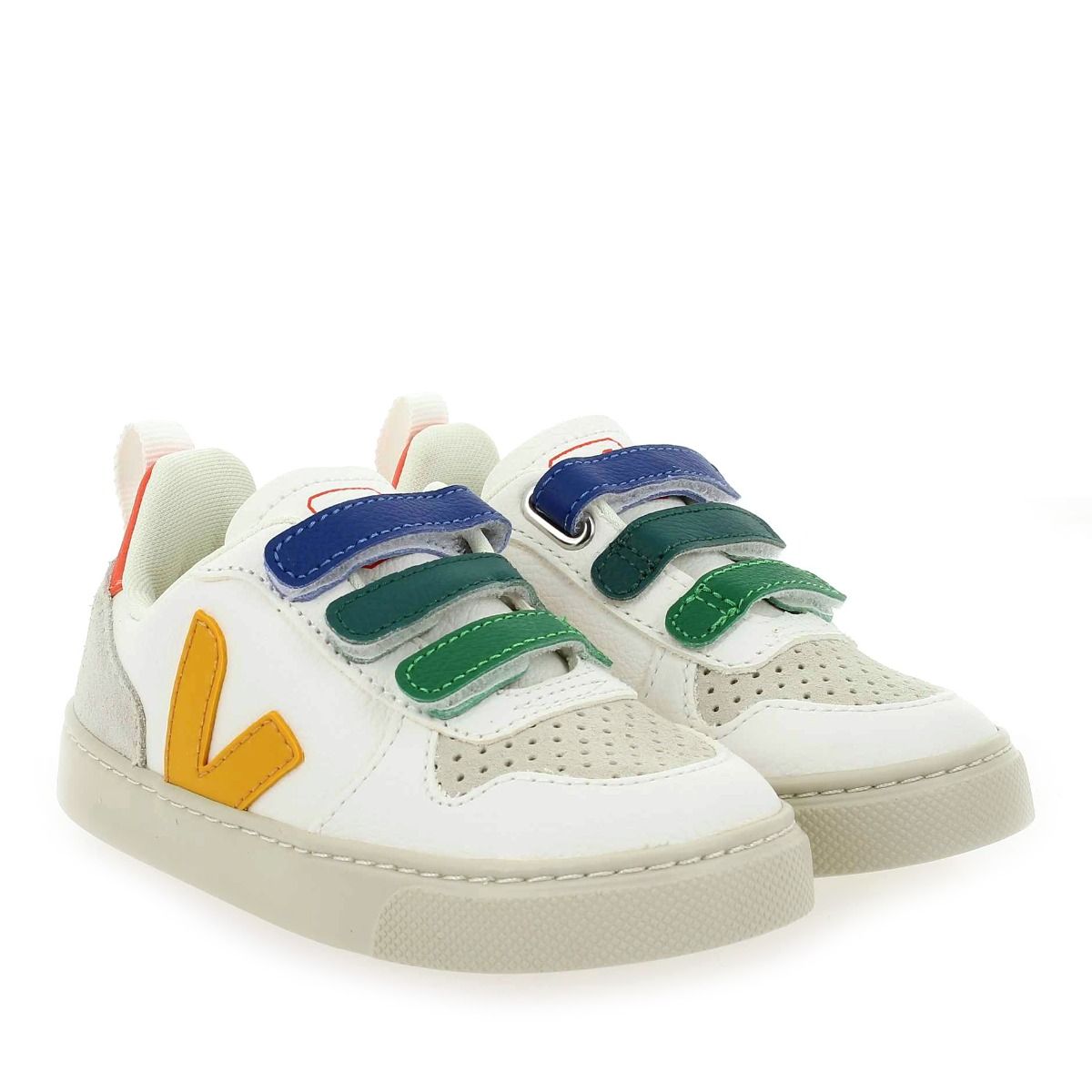 Veja  V-10 VELCRO - Multi Blanc