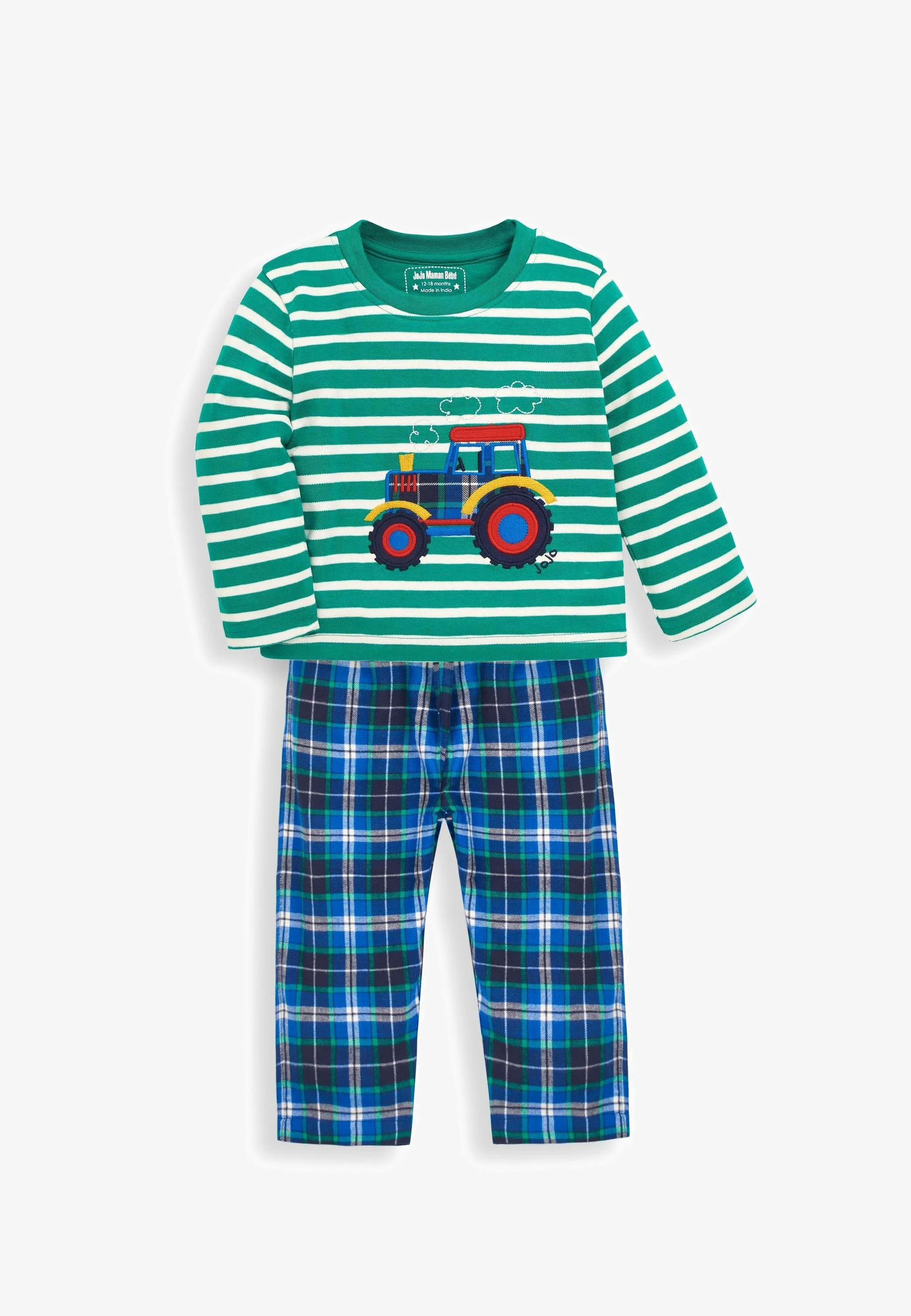 JoJo Maman Bébé TRACTOR MIX MATCH SET - Pijamas