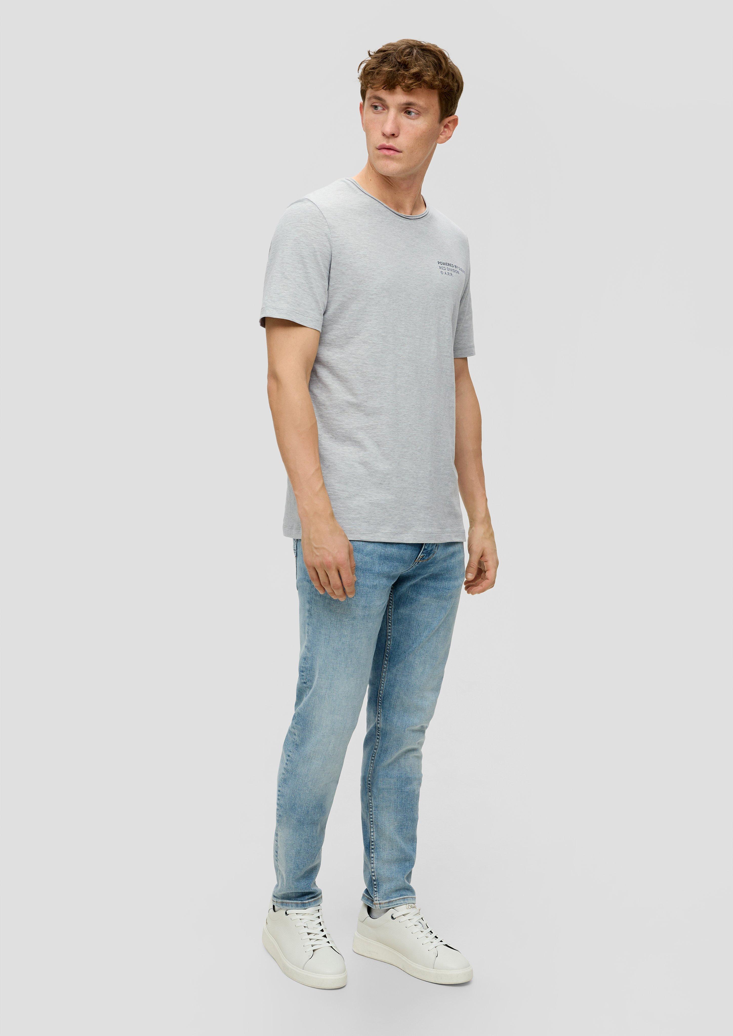 T-Shirt mit Flammgarnstruktur  2141468-9400