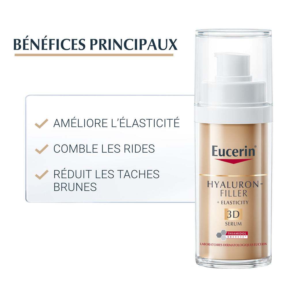eucerin Eucerin HYALURON-FILLER + ELASTICITY Sérum 3D Sérum anti-âge