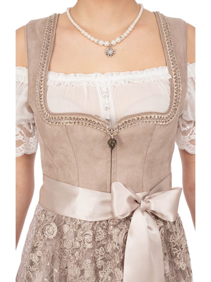 MarJo Dirndl GABI in taupe günstig kaufen