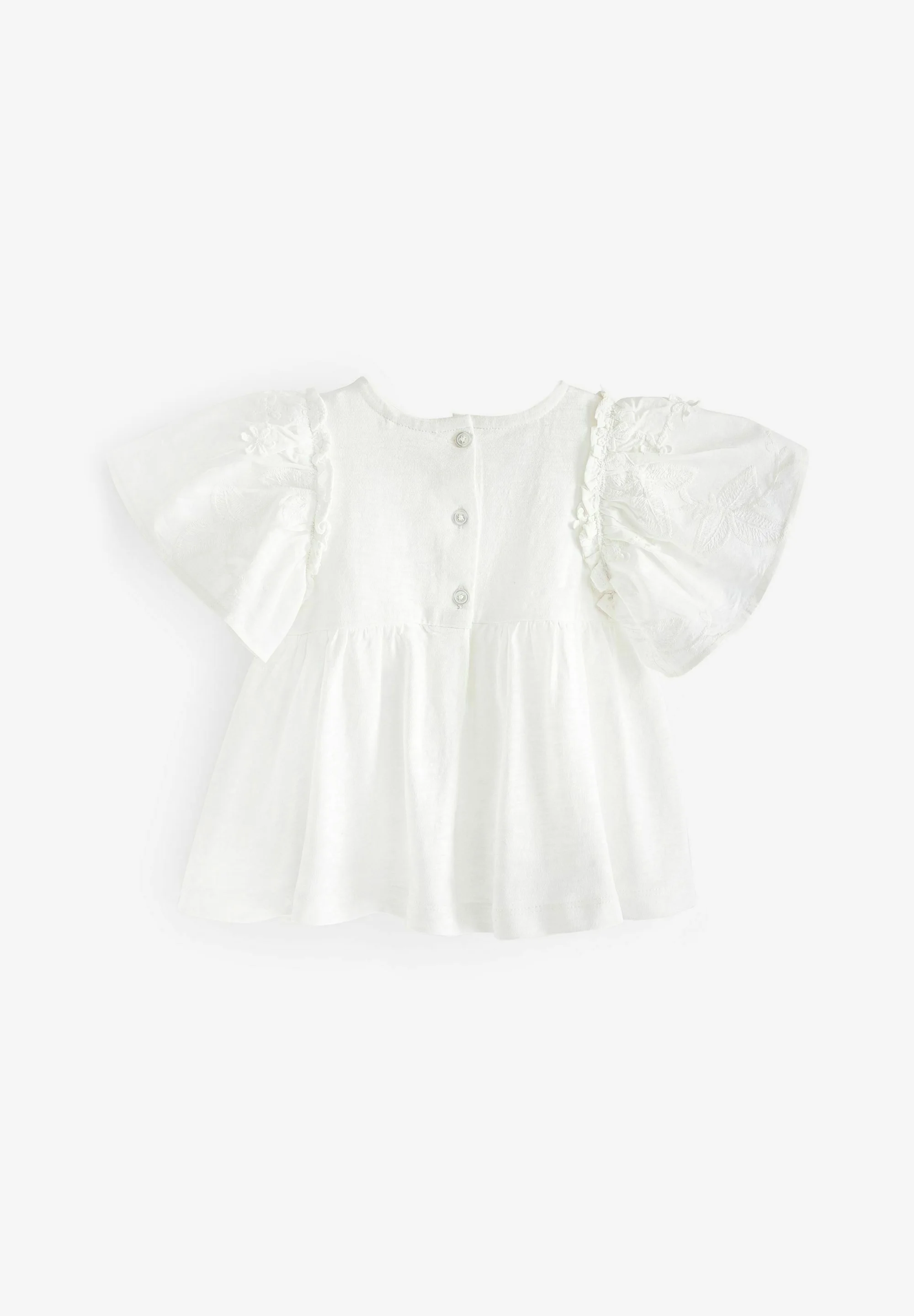 Siguiente Blusa de manga corta bordada - corte regular