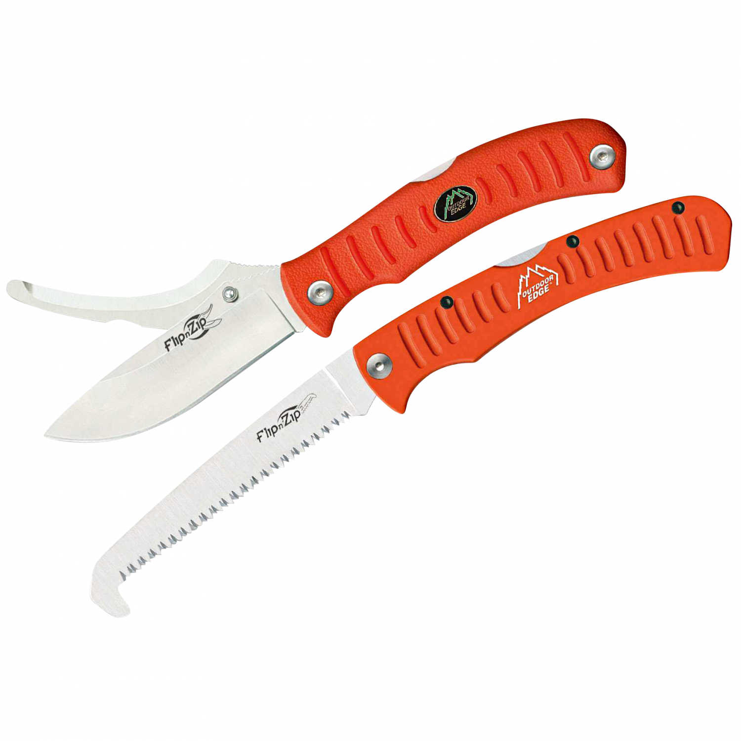 Outdoor Edge Klappmesser Flip N' Blaze Saw Combo (Orange)