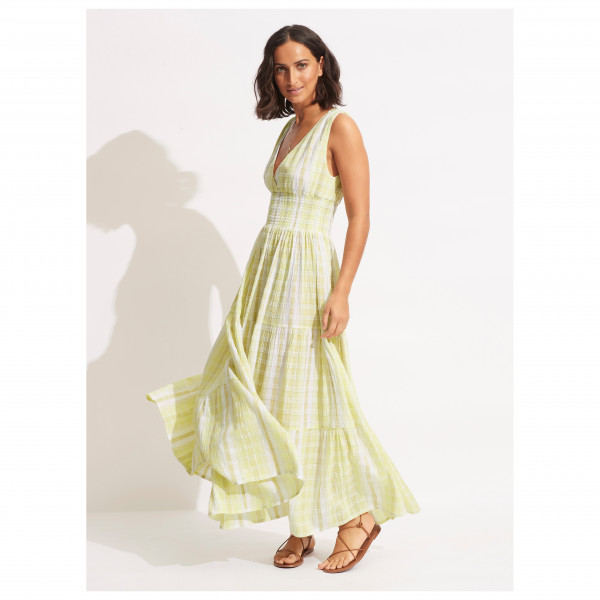 Seafolly - Women's Textured Gingham Max Dress - Kleid