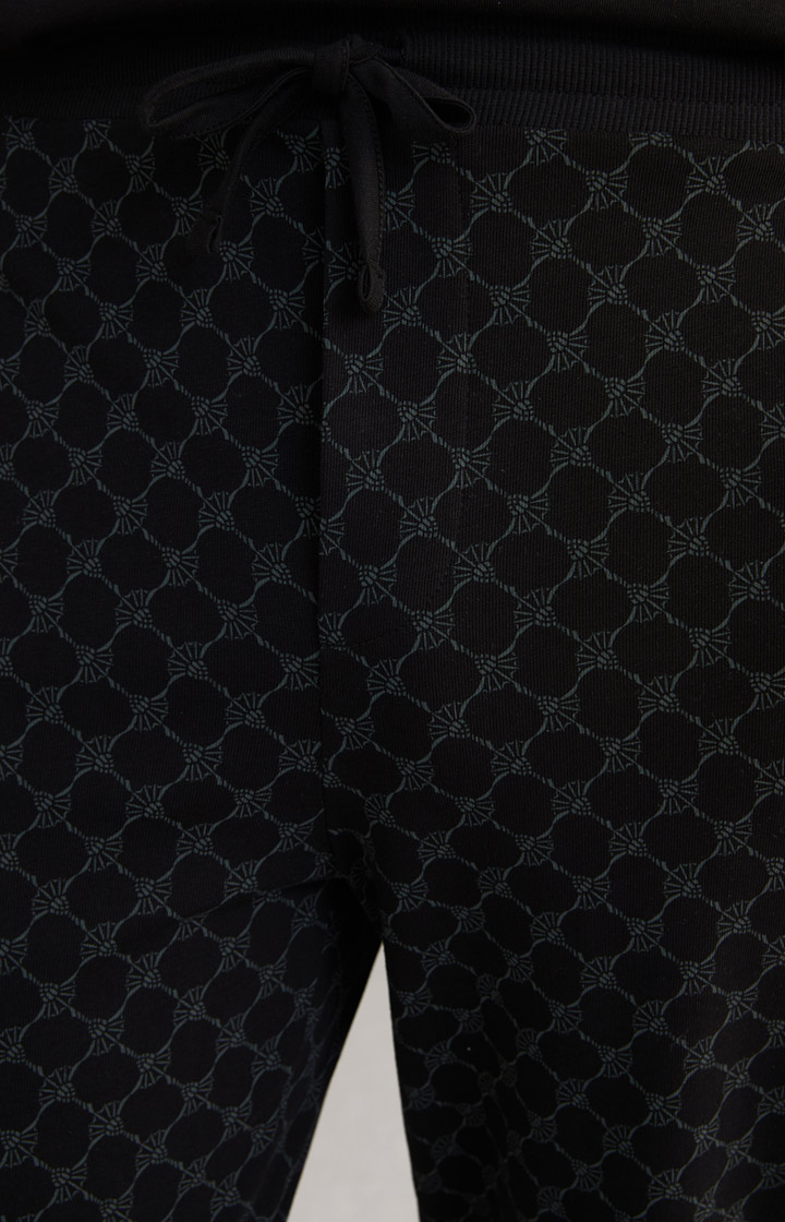 Loungewear Hose in Schwarz