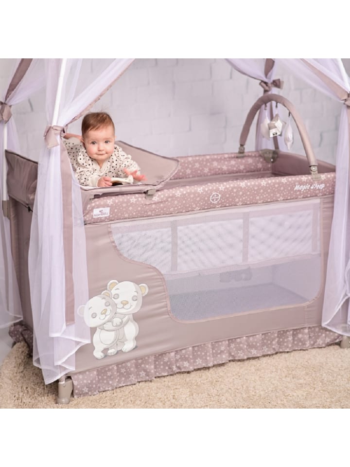 Lorelli Reisebett, Laufstall Magic Sleep in blau günstig kaufen 60x120 cm