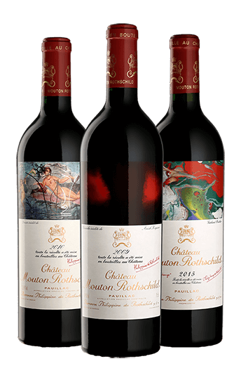 Château Mouton Rothschild : Coffret Magnums 2009-2010-2015