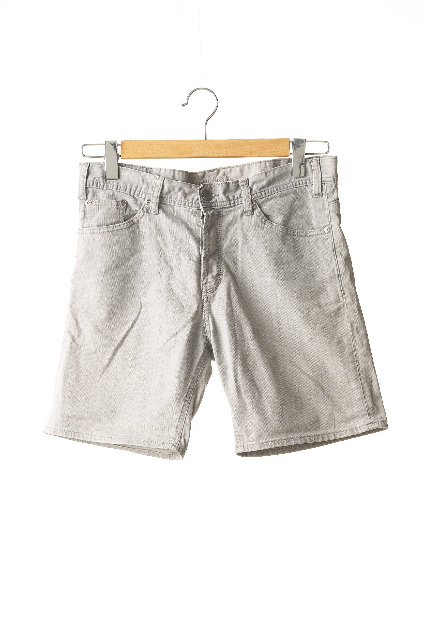 Ba Sh Bermudas Femme couleur gris