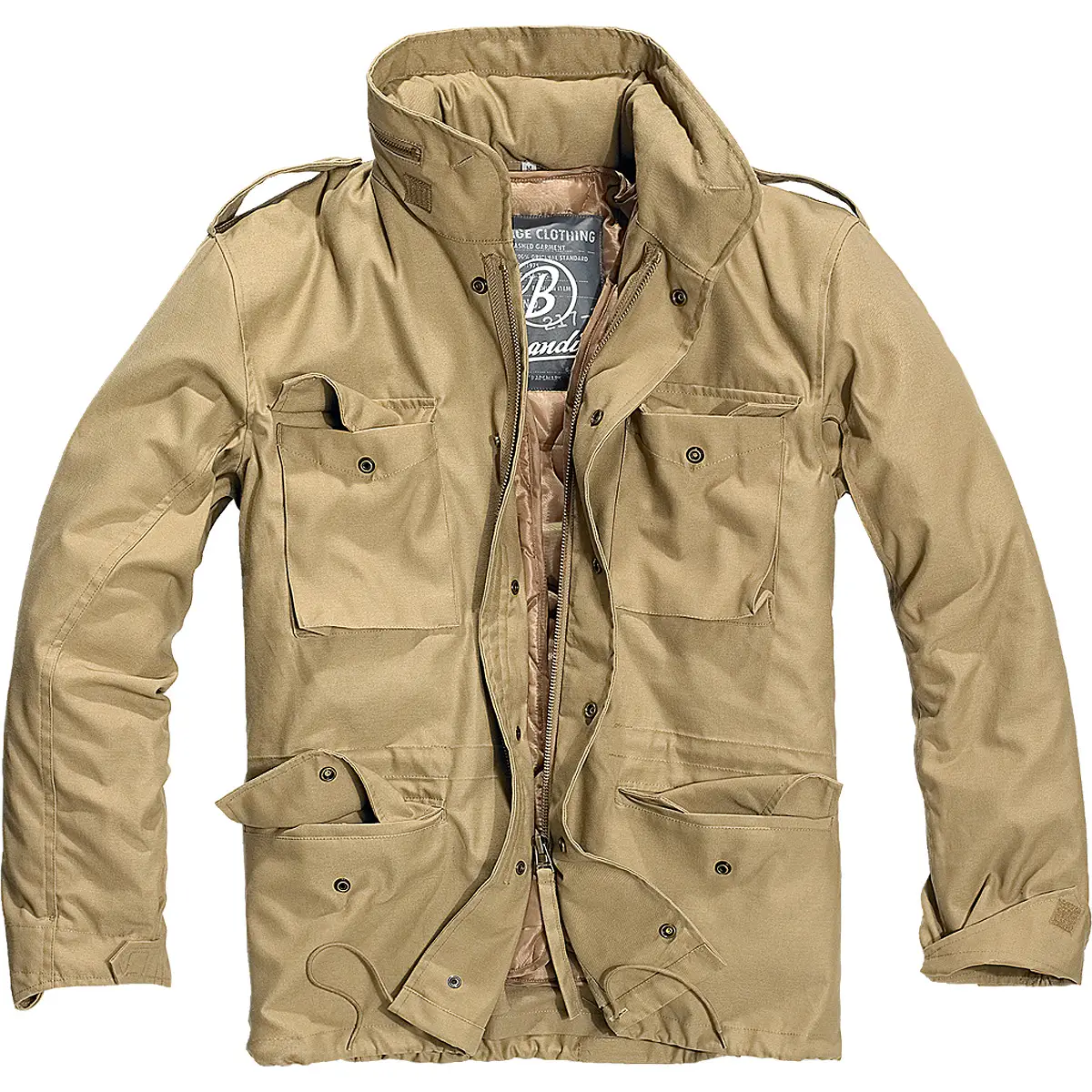 US Feldjacke M65 mit Steppfutter khaki