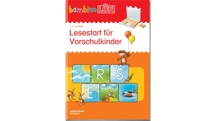 bambinoLÜK-Übungshefte / bambinoLÜK - Vorschule / 4/5/6 Jahre - Vorschule: Lesestart für Vorschulkinder