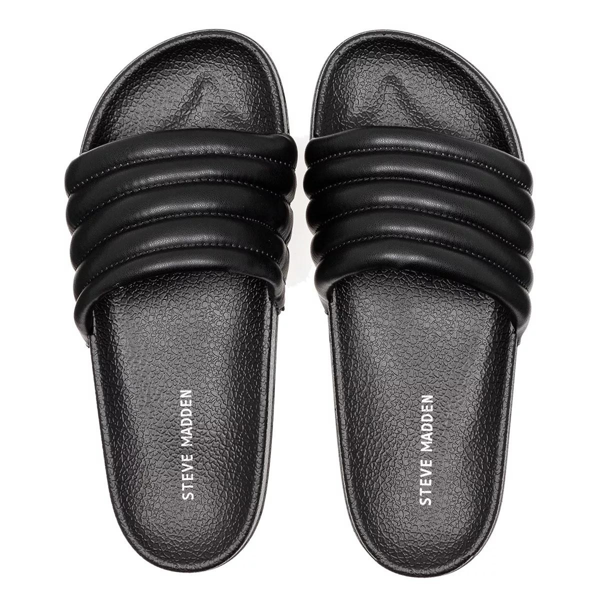 STEVEN MADDEN Komfort Sandalen schwarz Slide