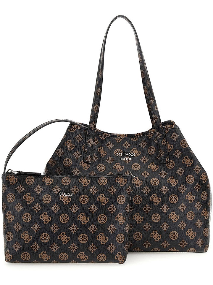 Guess Schultertasche in Braun - (B)32 x (H)27 x (T)15 cm günstig kaufen onesize