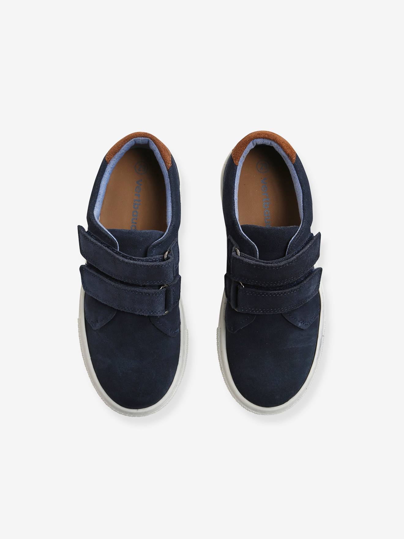 Vertbaudet Jungen Sneakers mit Klettverschluss - camelfarben