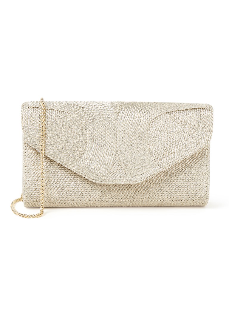 LKBennett Lucia clutch with shiny thread