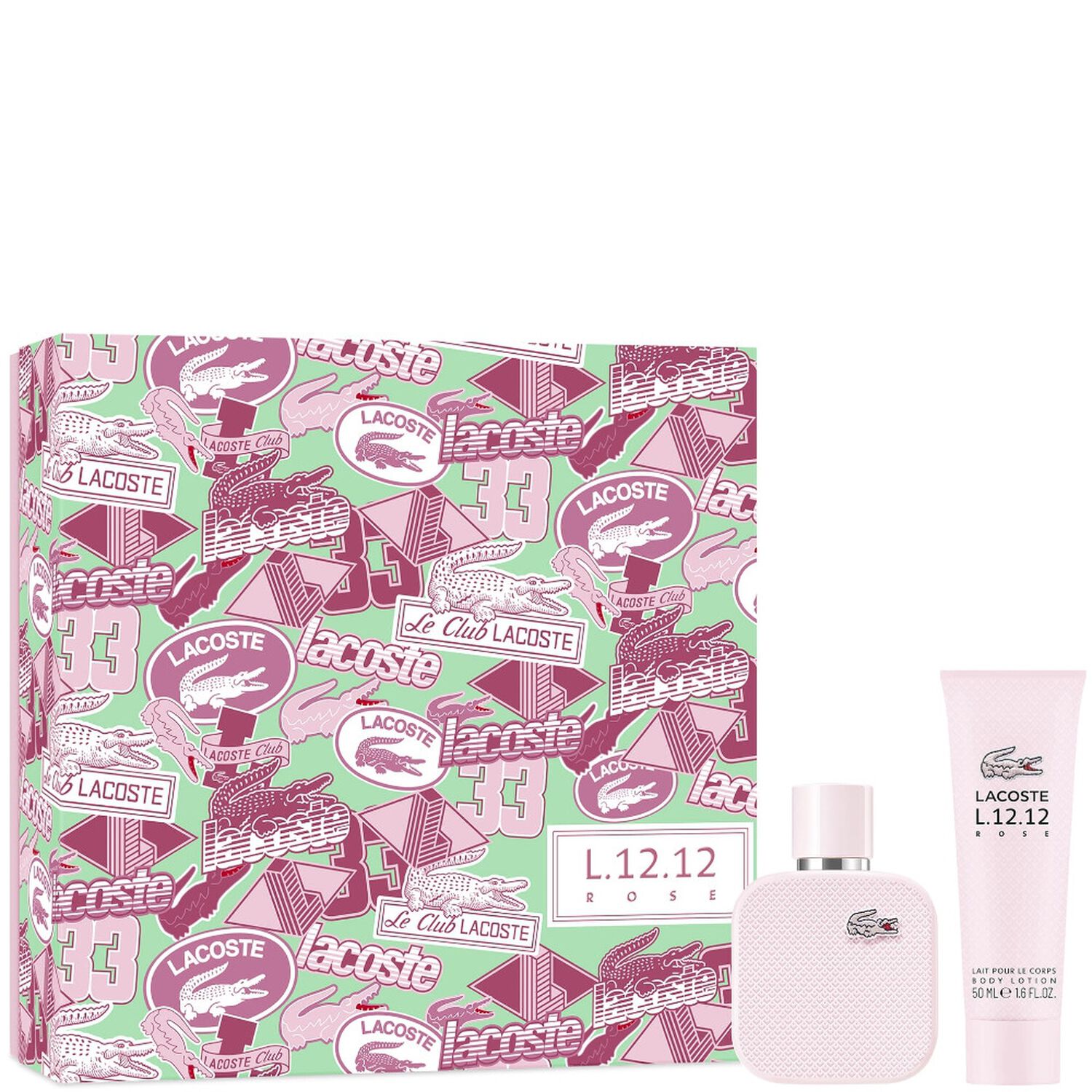 Lacoste L.12.12 Rose Coffret Eau de Parfum 50 ml + Lait Corps 50 ml