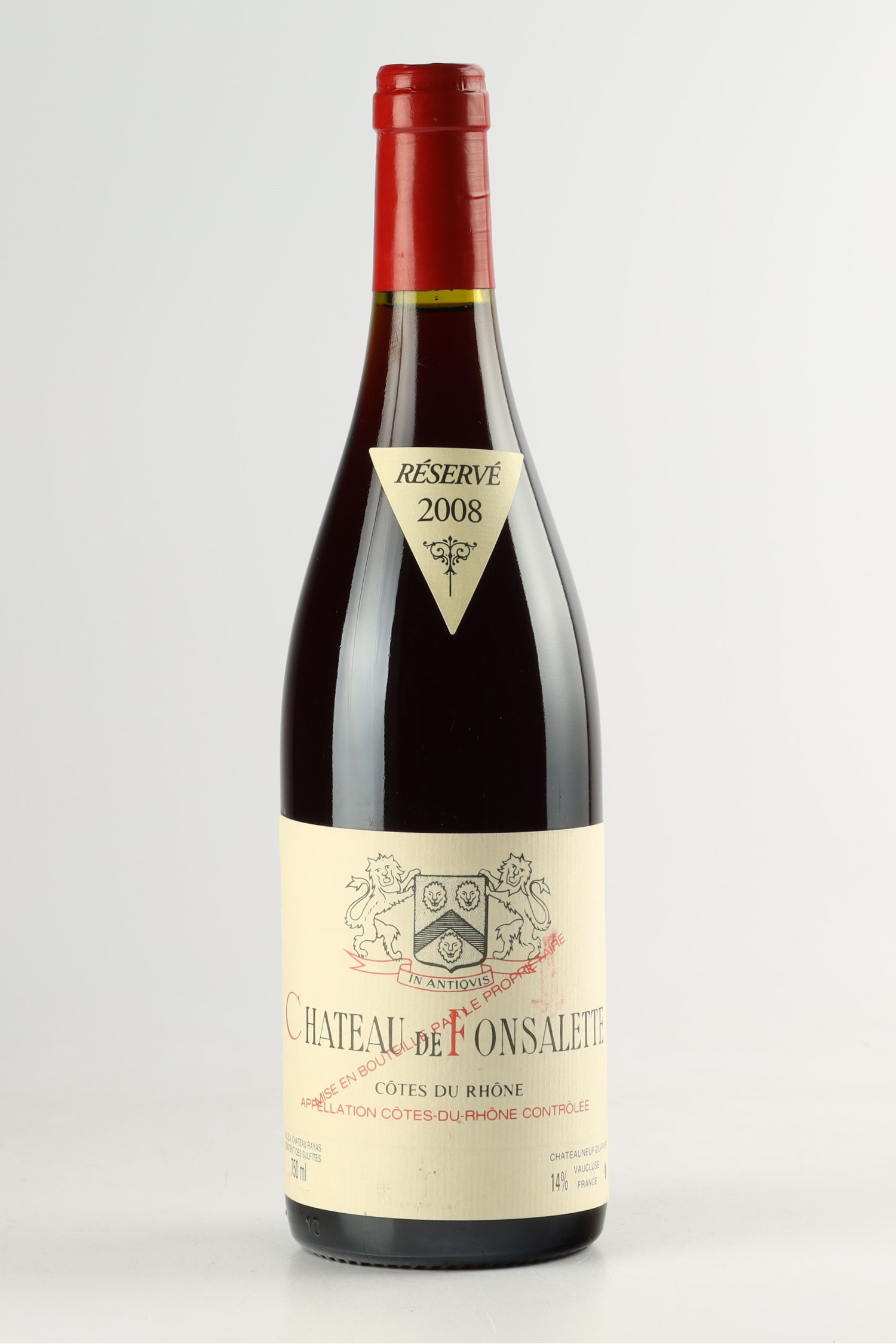 Château De Fonsalette 2008, Côtes du Rhone