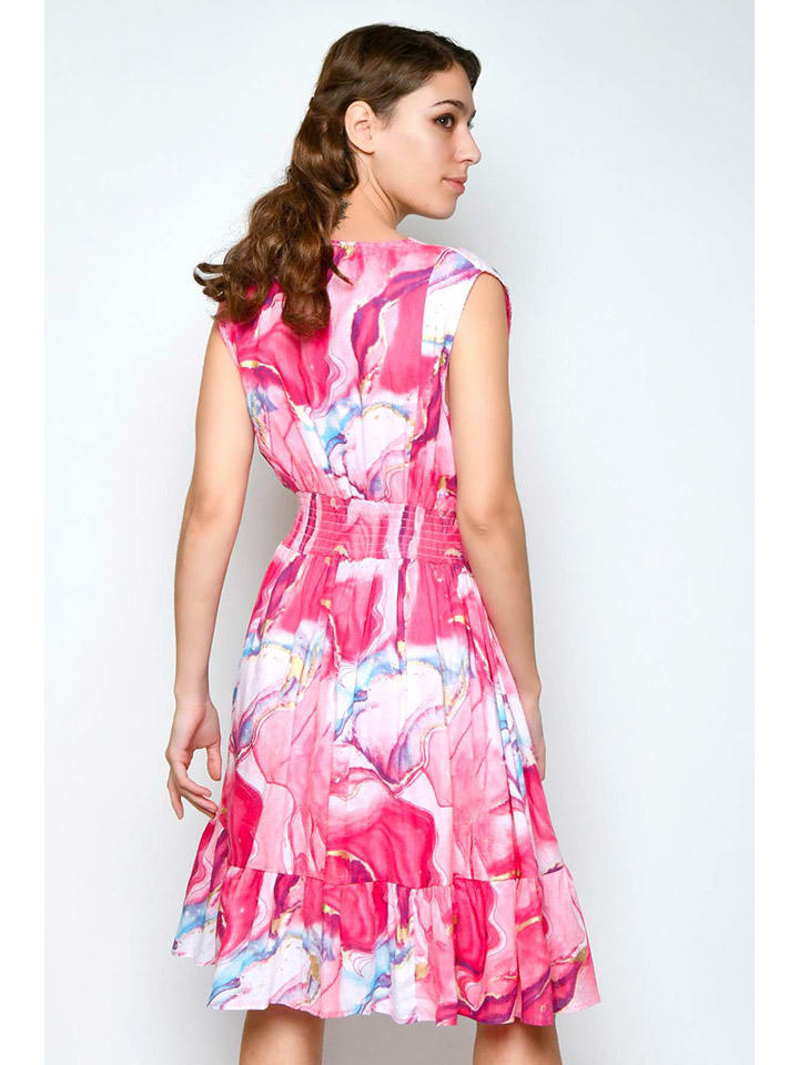 H.H.G. Kleid in Rosa/ Pink/ Hellblau günstig kaufen