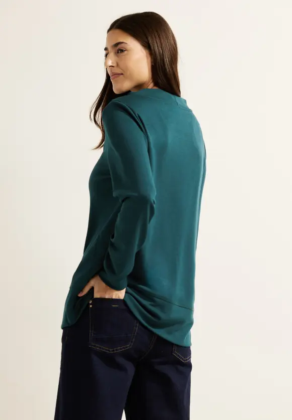 CECIL Sweatshirt mit Stehkragen
