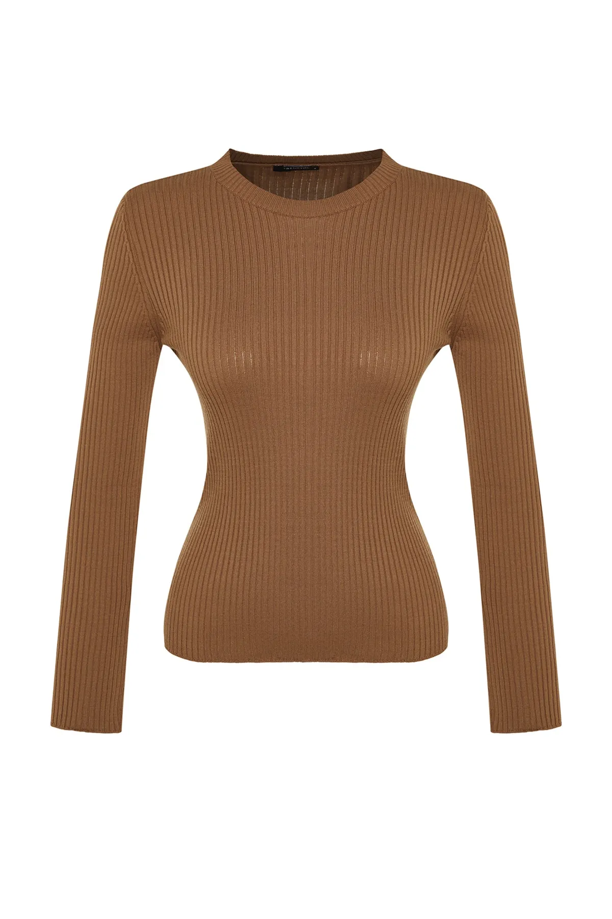 Trendyol Collection  Braun-Stein Doppelpack Strickpullover TWOAW22KZ1766