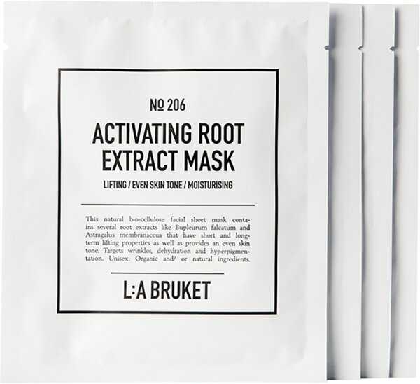 L:A Bruket No. 206 Activating Root Extract Mask Tuchmaske