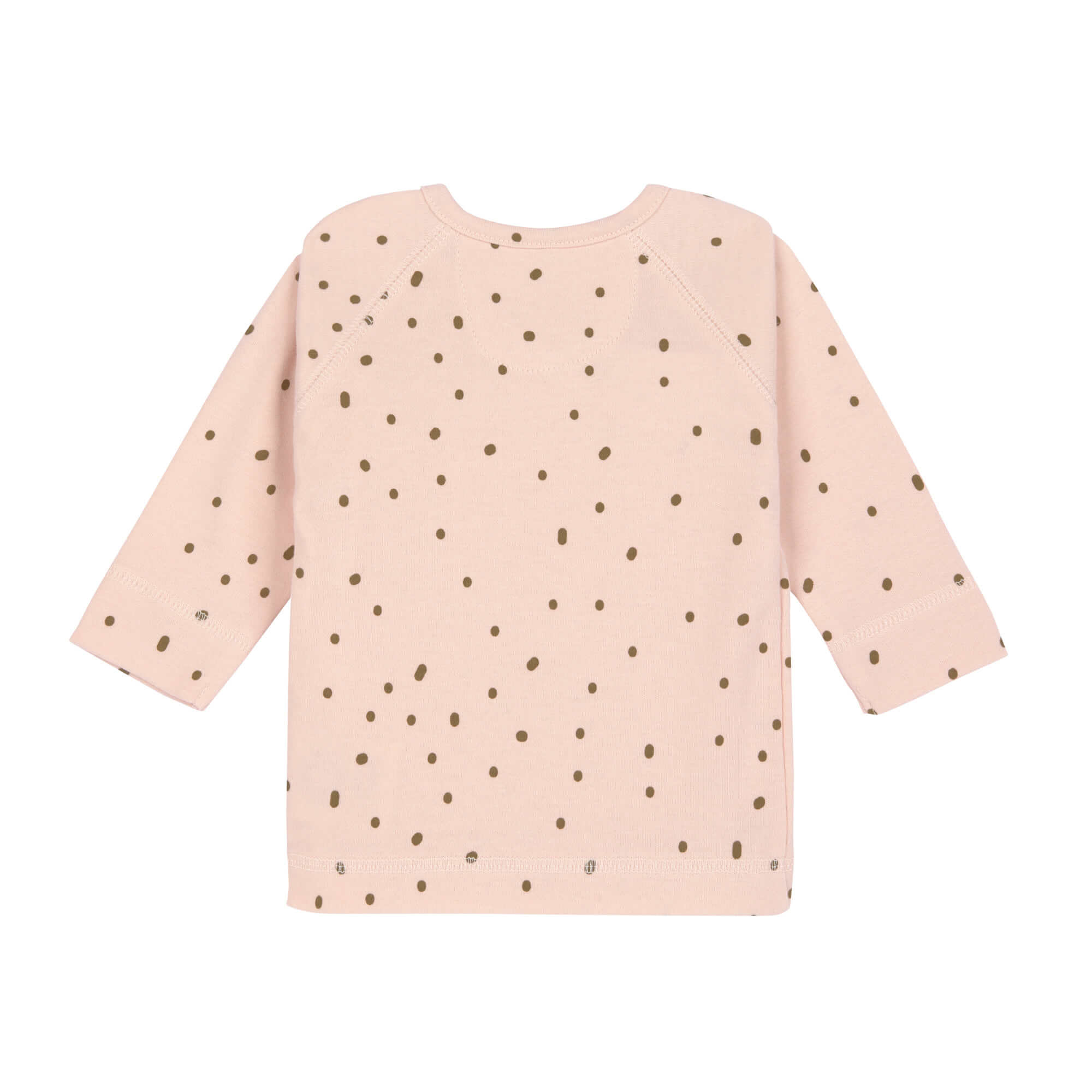 Baby Wickelshirt - Bio Baumwolle, Powder Pink