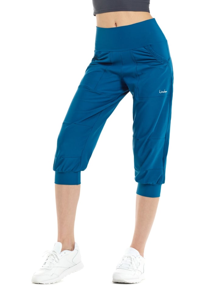 Winshape Functional Comfort ¾ Leisure Trousers LEI201C in teal green günstig kaufen