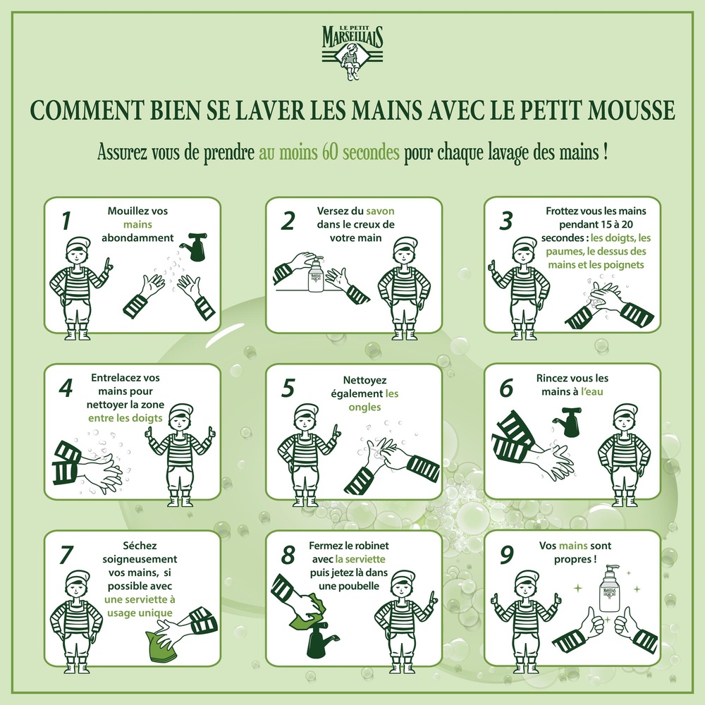 le petit marseillais Crème de Savon Liquide BIO Pour les Mains, Amande Douce, 290ml Savon