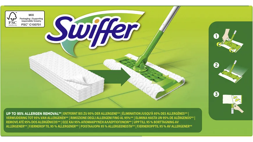 Swiffer Wischtücher trocken Nachfüllpackung