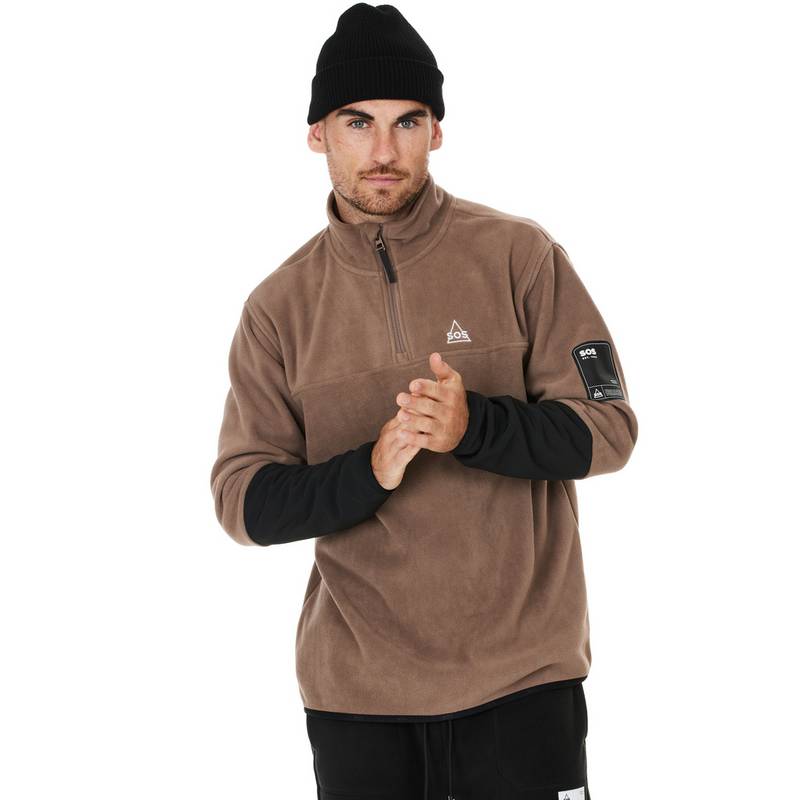 SOS Laax Fleecepullover Herren