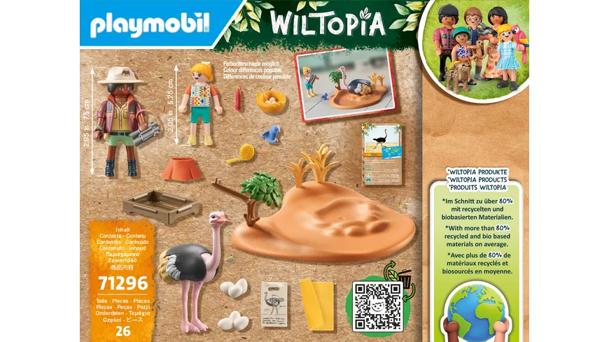 PLAYMOBIL 71296 WILTOPIA Zu Gast bei Papa Strauß