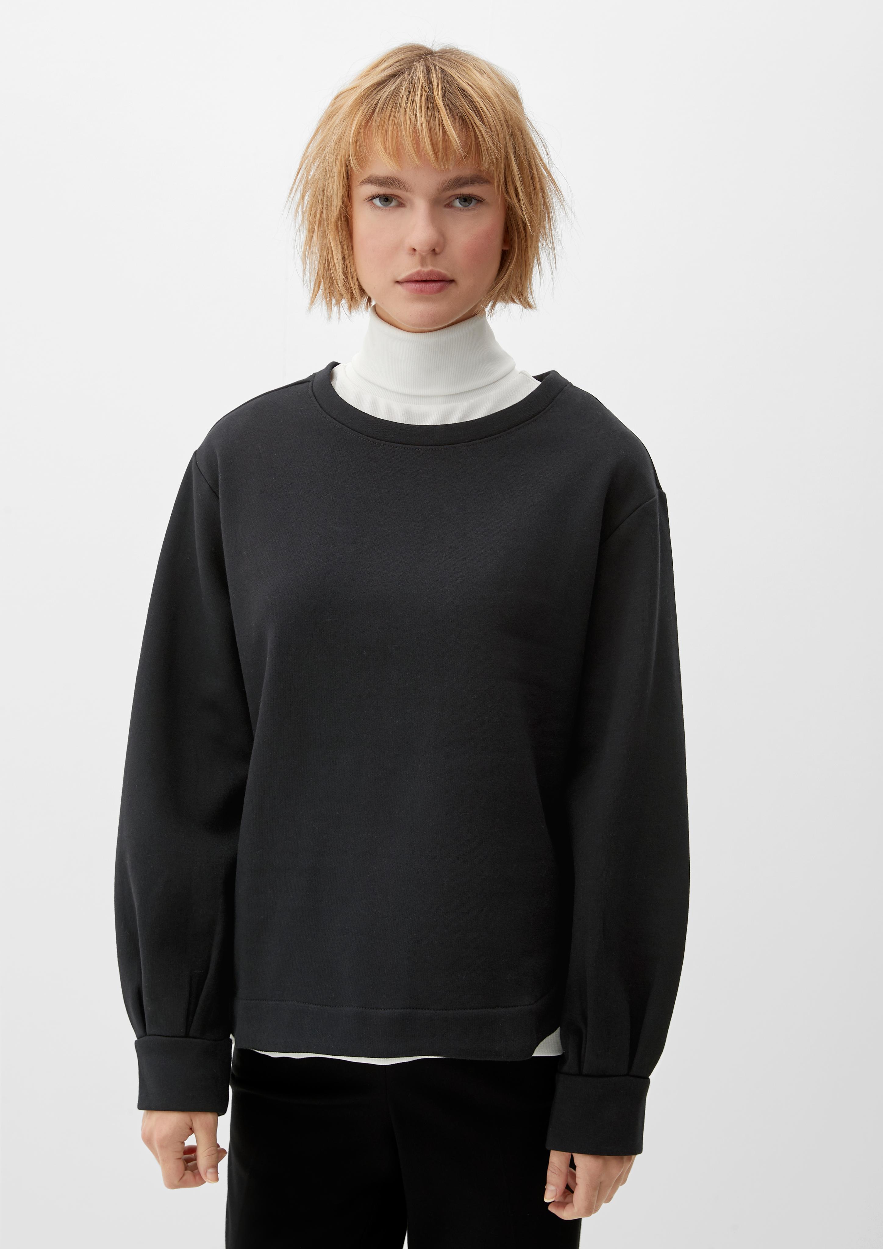 Sweatshirt mit abgerundetem Saum  2121410-9999