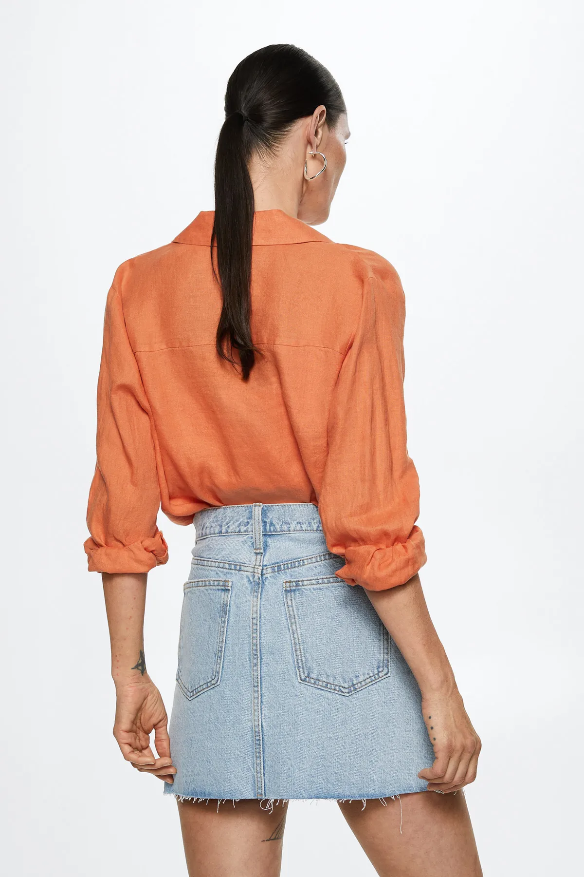 MANGO  Blauer Damenrock 37030034