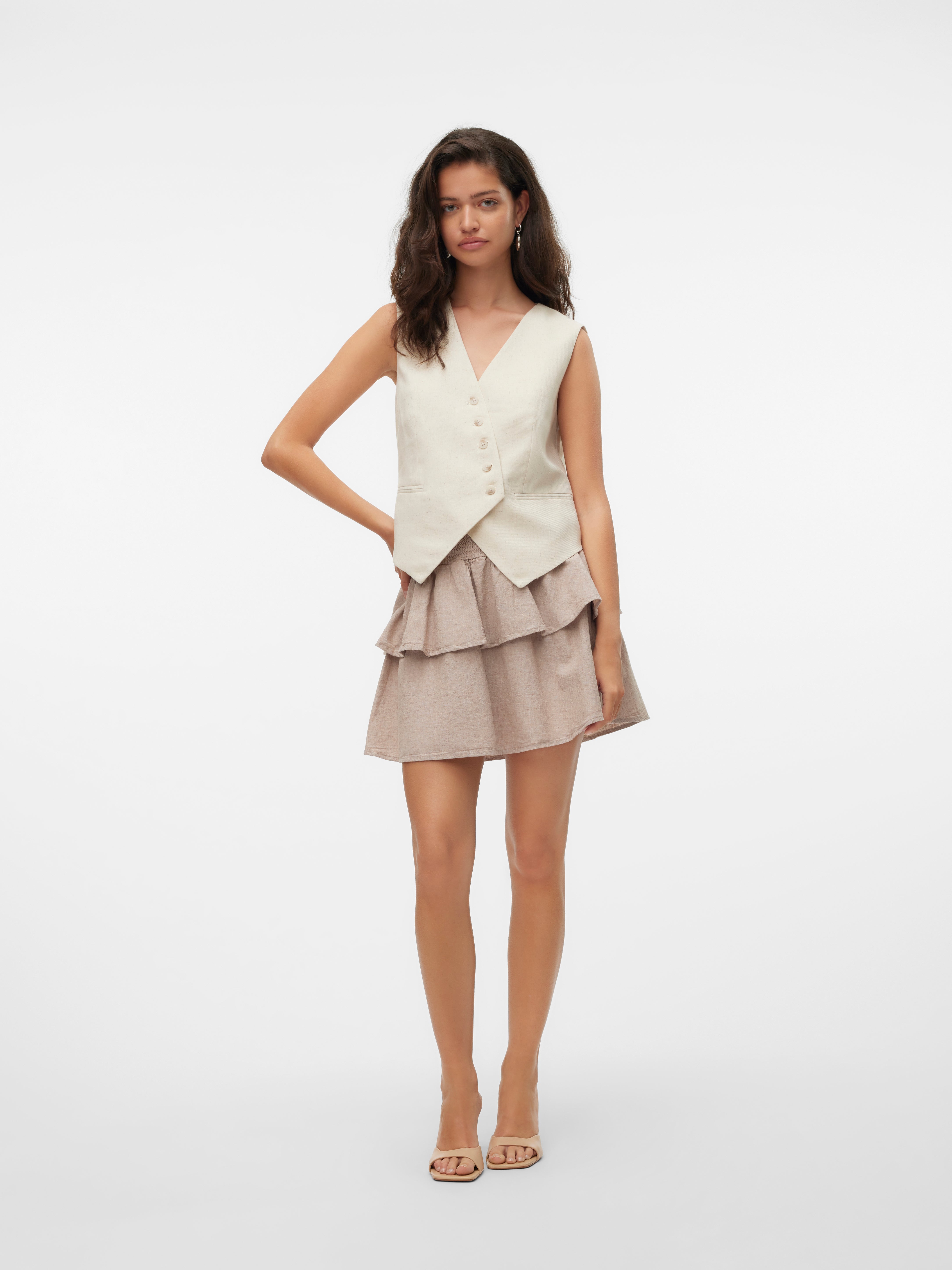 VMLUNA Hohe Taille Kurzer Rock