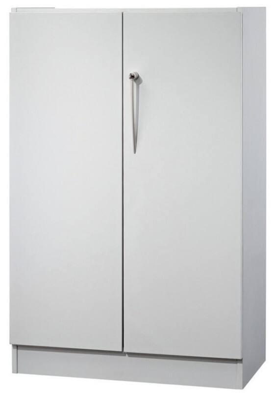 Hammerbacher Schrank Future Lichtgrau 800 x 420 x 1.270 mm