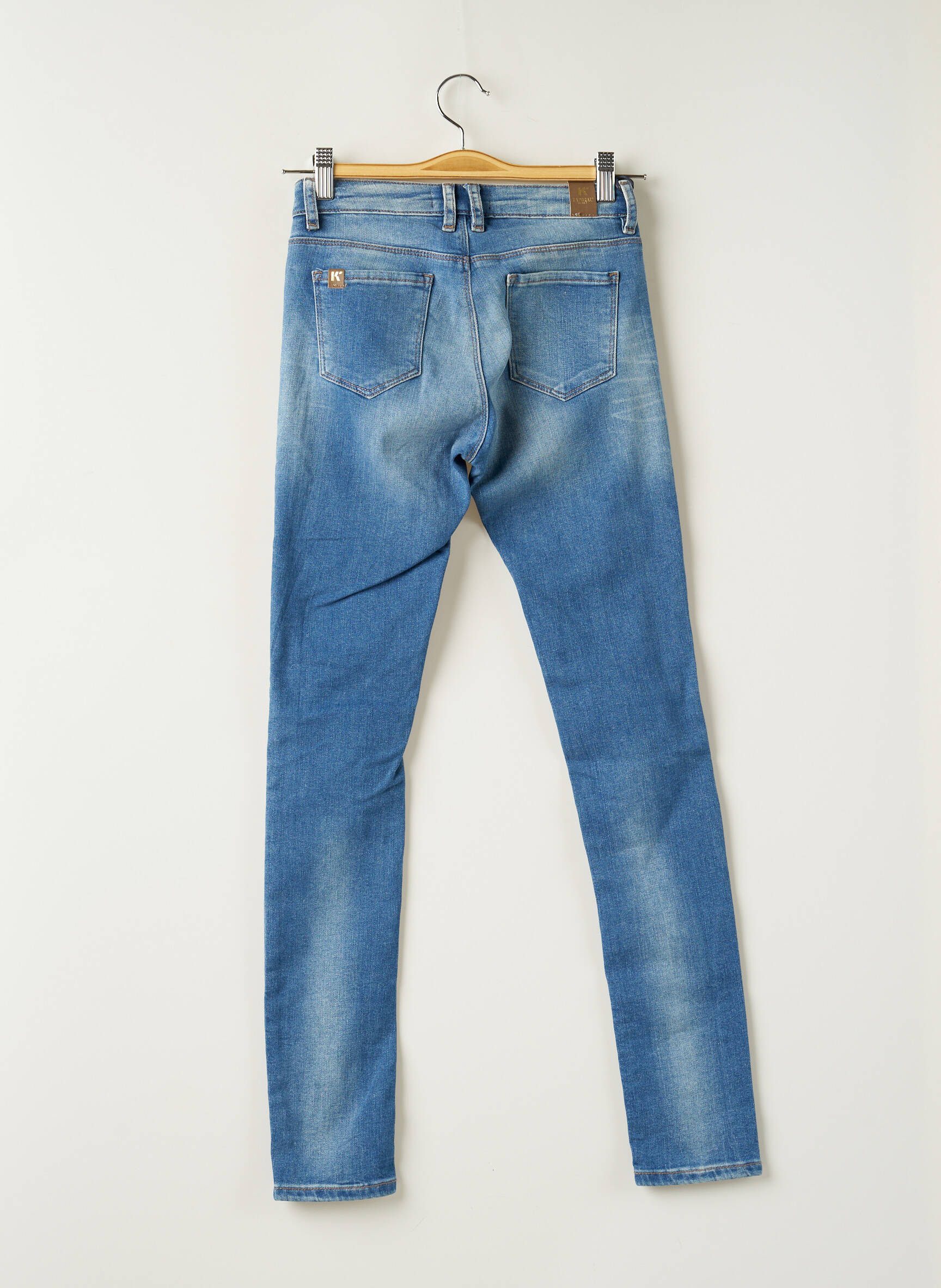 Kaporal Jeans Coupe Slim Fille couleur bleu