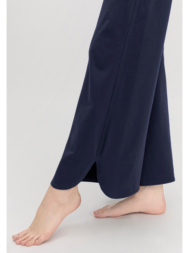 Hessnatur Yoga-Hose in dunkelblau günstig kaufen 34